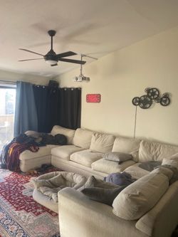 Living spaces down sofa