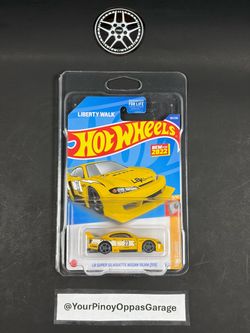 Hot Wheels - HW Turbo #6/10 - Yellow Liberty Walk LB LBWK Super Silhouette Nissan Silvia (S15) (HCX15)