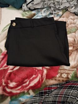 Black Dressy Pants, Large