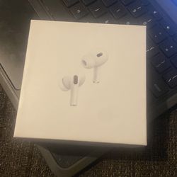 AirPods Pro (2 generation ) with MagSafe charging case ,2 years warrntua