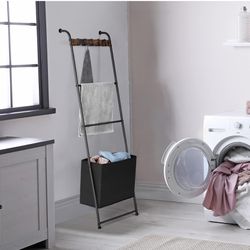 Blanket Ladder | Laundry hamper | Valet | Bathroom rack