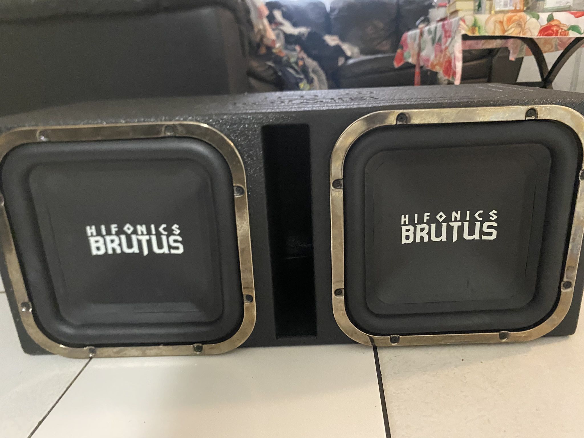 HIFONICS 12’s SPEAKERS WITH AMPLIFIER