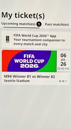 2 Rnd-16 WORLD CUP Tickets