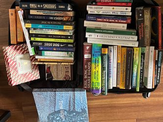 Large Collection of Non-Fiction and Fiction Books and Games
