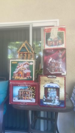 Christmas decor houses -  All for 50.00