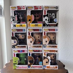 Funko Pop! Tom Jerry Felix Dune Oogie Teen Wolf Chun Li