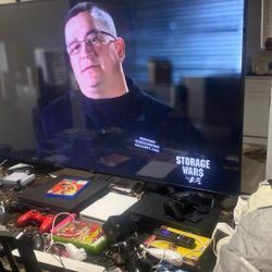 BIG Bundle Deal  65 Inch Onn Tv W/ Remote /ps1/ps2ps4/ Wii// Lots Of Games And All Cords( Tested And Works Perfect 