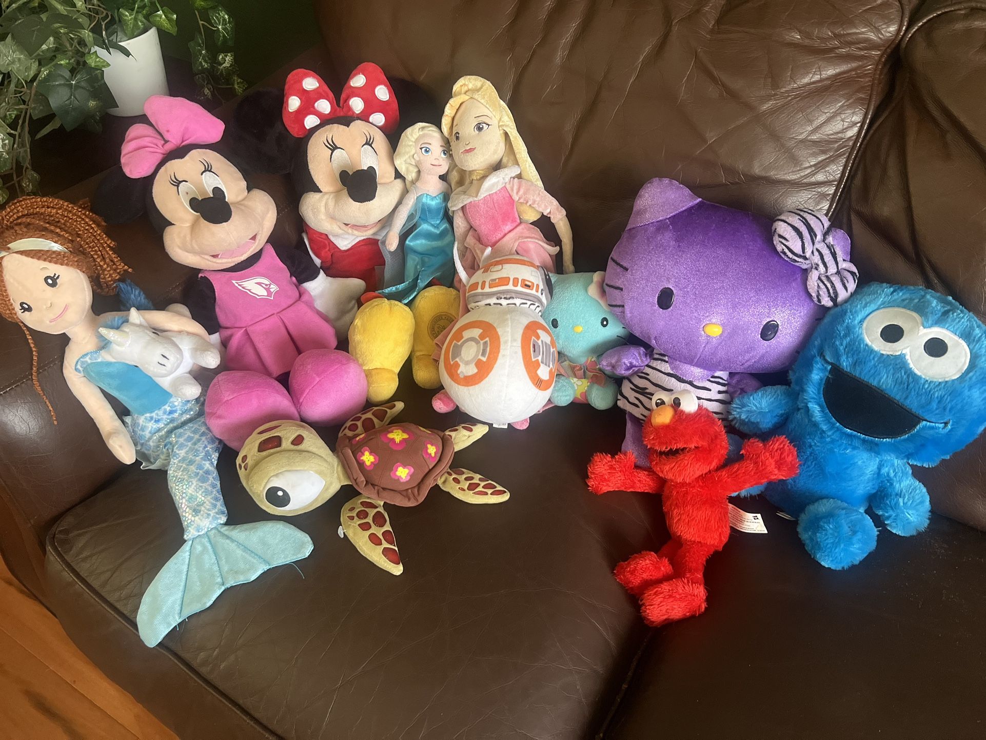 Disney and brand name Assorted Plush Toys Collection