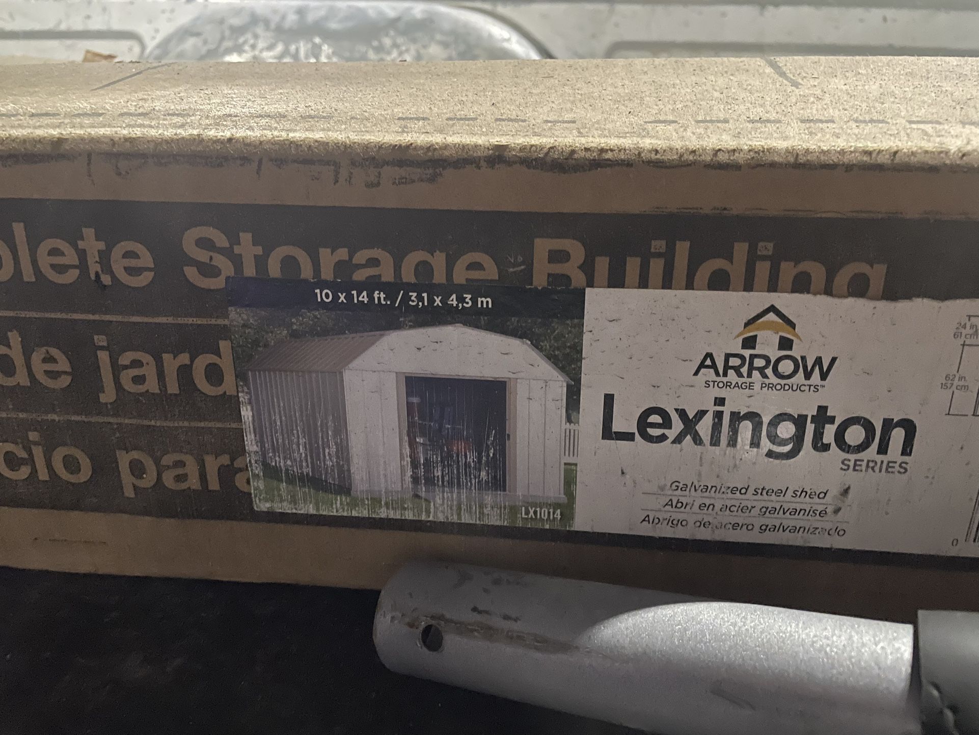 Arrow 10’ X 14’ Metal Shed (brand New In Box)