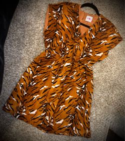 Buddy Love Tiger Print Dress – Size Small - NEW!!