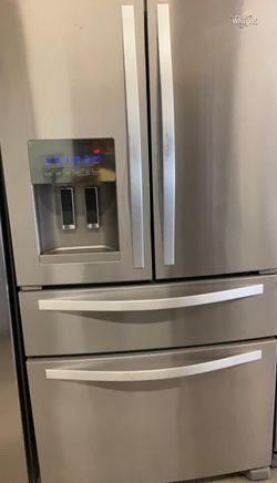 Whirlpool French Door Stainless Steel Refrigerator Fridge
