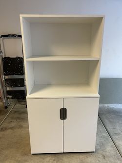 GALANT IKEA Cabinet with doors, white 62.5”31.5”17.5”