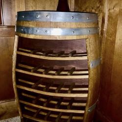 Wine Barrel Wine Rack 