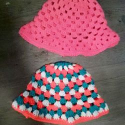 Granny Square Bucket Hats