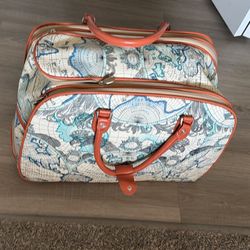 Carry On Map Design Bag 