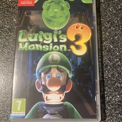 Luigi Mansion 3 Nintendo Switch Video Game Like New