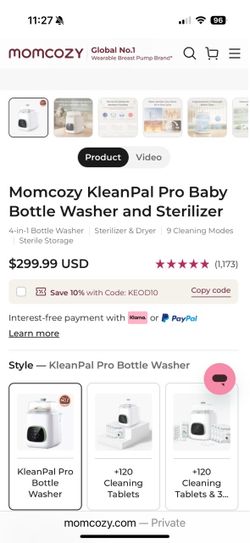 Momcozy bottle washer