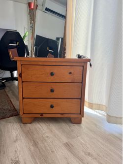 Wood nightstand | progressive furniture | wood drawers