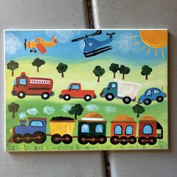 Car Planes Train Decor
