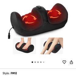 Medcursor Foot Massager With Heat - Foot And Calf Massager With Massage Roller, Deep Massage For Plantar Fasciitis, Pain Relief, Neuropathy, Relax For