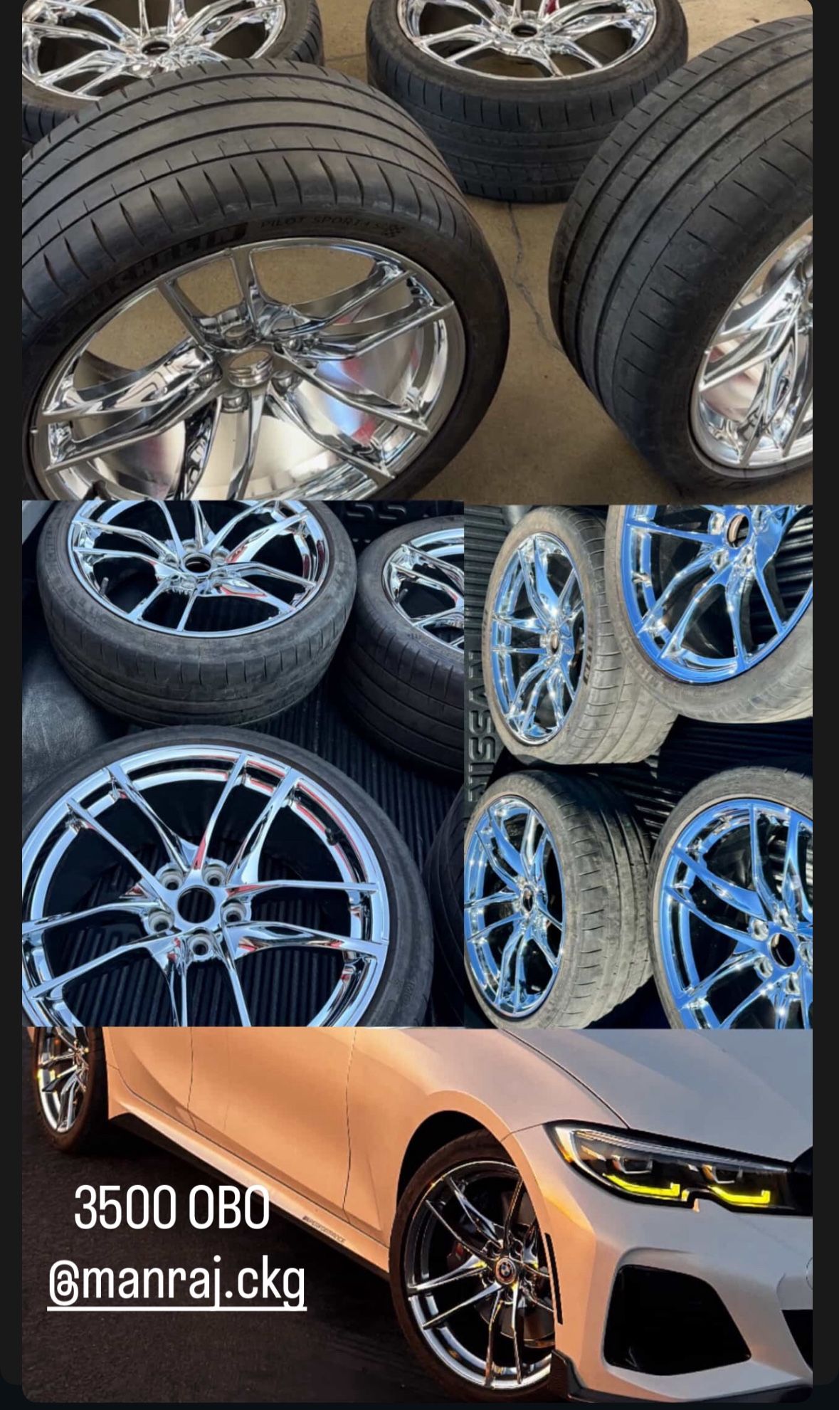 Supra Chrome Plated Rims