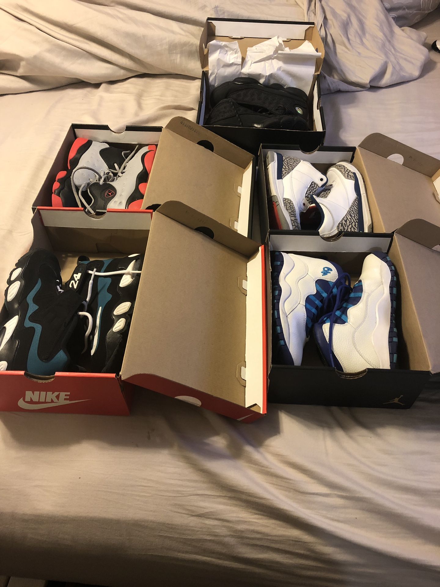 Jordan’s, Vans , Griffey’s and Timberlands