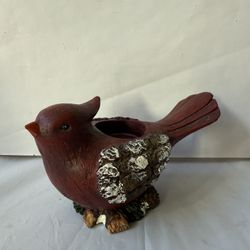 Vintage Kohl’s Red Bird Tea Light Candle Holder