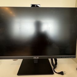 Asus 27” Monitor With Built In Webcam And Speaker 