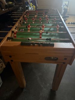 48in Foosball Table for Kids & Adults w/ 2 Balls