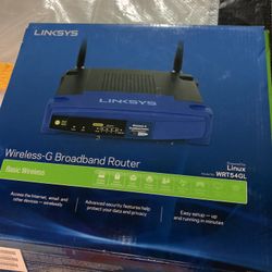 LINKSYS,  Wireless Router. WRT54GL