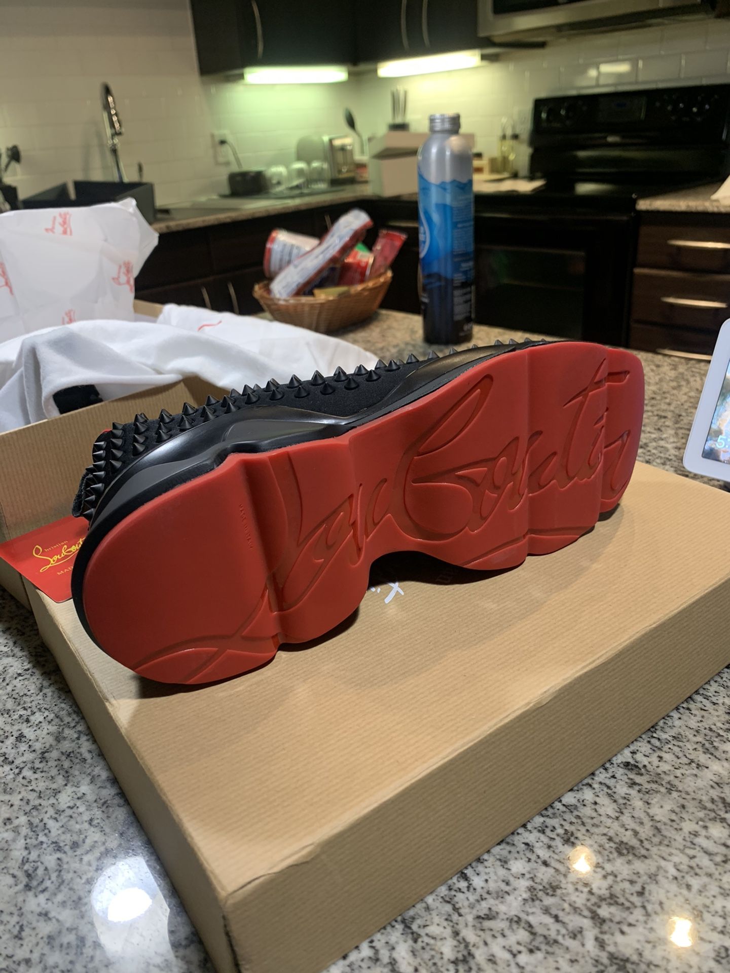 Christian Louboutin Authentic Spike Sneakers