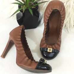 Tory Burch leather heels
