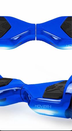 RETAIL $200. Blue Hover-1 All-Star UL Certified Electric Hover Board with 6.5 in. LED Wheels with LED Sensor Lights