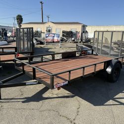 2026 Carson Trailer Standard Utility 6.5’ X 14’ 2.9K GVWR 