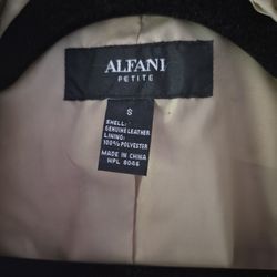 Alfani petite snakeskin print jacket 