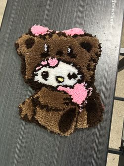 Hello kitty mini custom rug
