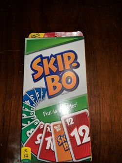 Skipbo Card Game New In Box
