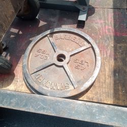 Weights And 45lb Bar