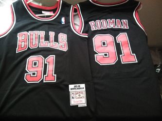 Rodman Bulls Jerseys New With Tags 100% Stitched
