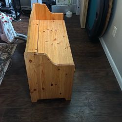 Wooden Toy and Seat Bench