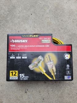 Husky  12 Gauge Extension Cord  100ft