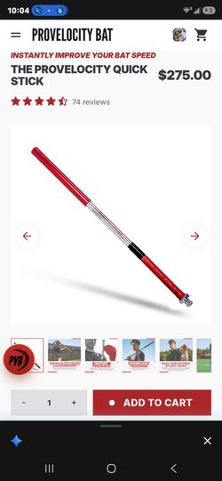 Pro velocity qucik stick