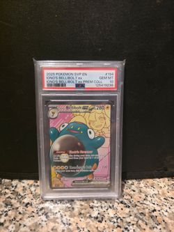 2025 PSA 10 Pokemon Iono's Bellibolt ex 194 Full Art Black Star Promo Card
