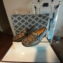 COACH Sheri Mini Signature Loafers