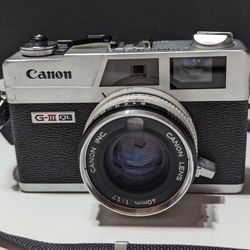 Canon Canonet QL 17 GIII Rangefinder 35mm Camera
