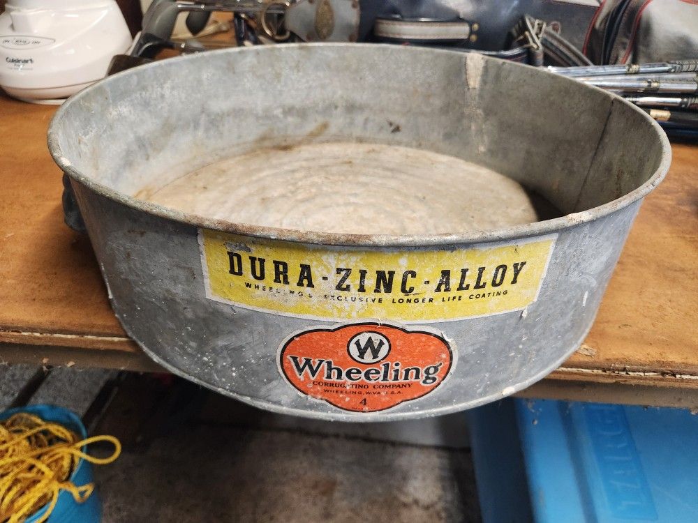Galvanized Shallow Pan.