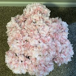 9 Fake Pink Flowers