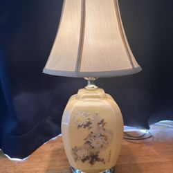 Chinoiserie Revival Porcelain Table Lamp 24" 