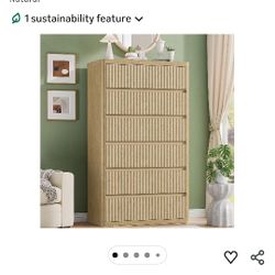 Fluted dresser. 
