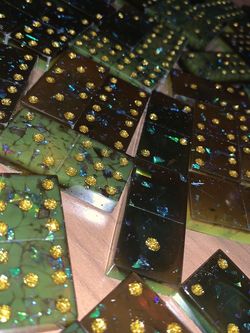 CUSTOM MADE DOMINOS *DOUBLE 9’s*
